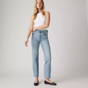 Levis RIBCAGE STRAIGHT ANKLE WOMEN'S JEANS Light wash 28